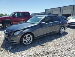 Salvage cars for sale at Wayland, MI auction: 2013 Mercedes-Benz E 350 4matic