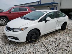 Honda salvage cars for sale: 2013 Honda Civic LX