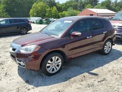 Salvage cars for sale at Mendon, MA auction: 2010 Acura RDX