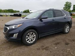 Chevrolet Equinox lt salvage cars for sale: 2018 Chevrolet Equinox LT