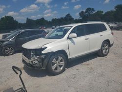 Salvage cars for sale from Copart Madisonville, TN: 2013 Toyota Highlander Limited