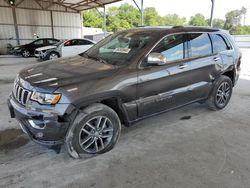 Salvage cars for sale at Cartersville, GA auction: 2017 Jeep Grand Cherokee Limited