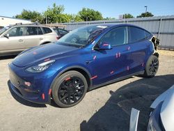 Salvage cars for sale from Copart Sacramento, CA: 2022 Tesla Model Y