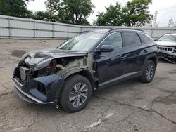 Salvage cars for sale at auction: 2022 Hyundai Tucson Blue