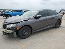 Salvage cars for sale at Grand Prairie, TX auction: 2016 Honda Civic LX