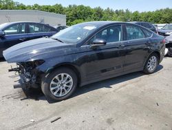 Salvage cars for sale at Exeter, RI auction: 2016 Ford Fusion S