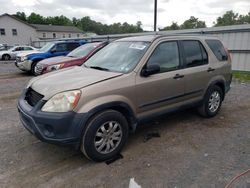 Salvage cars for sale at York Haven, PA auction: 2005 Honda CR-V EX