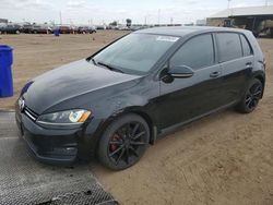 Volkswagen salvage cars for sale: 2016 Volkswagen Golf S/SE