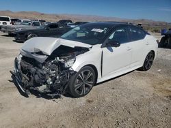 Nissan salvage cars for sale: 2021 Nissan Sentra SR