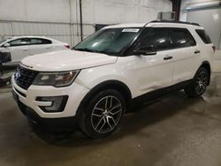 Salvage cars for sale at Avon, MN auction: 2016 Ford Explorer Sport