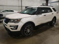 Ford Explorer Sport salvage cars for sale: 2016 Ford Explorer Sport