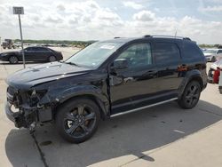 Salvage cars for sale at Grand Prairie, TX auction: 2020 Dodge Journey Crossroad