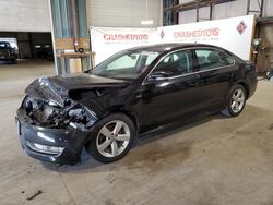 Volkswagen salvage cars for sale: 2015 Volkswagen Passat S