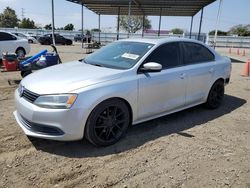 Salvage cars for sale at San Diego, CA auction: 2012 Volkswagen Jetta TDI