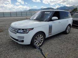 Salvage cars for sale at Magna, UT auction: 2016 Land Rover Range Rover HSE