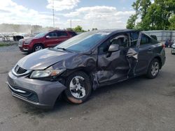 Honda salvage cars for sale: 2013 Honda Civic LX