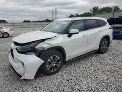 Toyota salvage cars for sale: 2022 Toyota Highlander Hybrid XLE