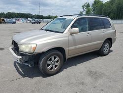 Salvage cars for sale from Copart Dunn, NC: 2005 Toyota Highlander Limited