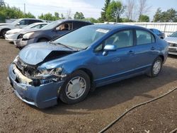 Honda salvage cars for sale: 2010 Honda Civic DX-G