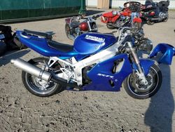 Salvage Motorcycles for sale at auction: 2001 Kawasaki ZX750 P