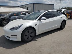 Salvage cars for sale from Copart Orlando, FL: 2021 Tesla Model 3