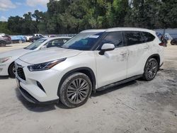 Vehiculos salvage en venta de Copart Ocala, FL: 2020 Toyota Highlander Platinum