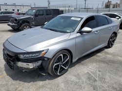 Honda Accord Sport salvage cars for sale: 2020 Honda Accord Sport