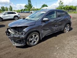 Salvage cars for sale at Montreal Est, QC auction: 2017 Honda HR-V EX