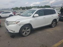 Toyota Highlander Limited salvage cars for sale: 2012 Toyota Highlander Limited