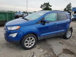 2020 Ford Ecosport SE en venta en Woodhaven, MI