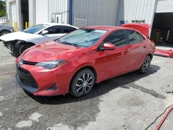 Salvage cars for sale at Savannah, GA auction: 2019 Toyota Corolla L