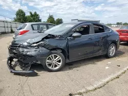 Salvage cars for sale at Moraine, OH auction: 2017 Chevrolet Cruze LT