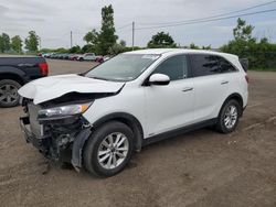 Salvage cars for sale at Montreal Est, QC auction: 2020 KIA Sorento L