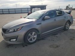 KIA Optima lx salvage cars for sale: 2015 KIA Optima LX