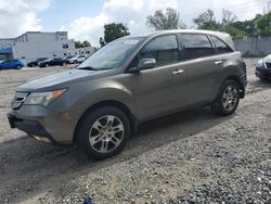 Acura Vehiculos salvage en venta: 2007 Acura MDX