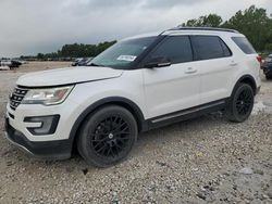 Salvage cars for sale at Houston, TX auction: 2017 Ford Explorer XLT