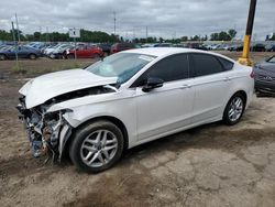 Salvage cars for sale at Woodhaven, MI auction: 2014 Ford Fusion SE