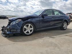 Salvage cars for sale at Grand Prairie, TX auction: 2014 Mercedes-Benz E 350