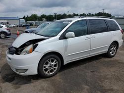 Salvage cars for sale at Pennsburg, PA auction: 2004 Toyota Sienna XLE
