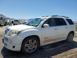 Salvage cars for sale at North Las Vegas, NV auction: 2012 GMC Acadia Denali