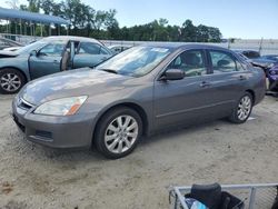 Honda salvage cars for sale: 2007 Honda Accord EX