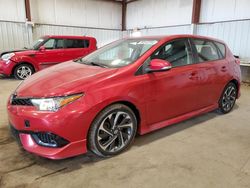 Scion IM salvage cars for sale: 2016 Scion IM