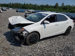 Salvage cars for sale at Windham, ME auction: 2019 Toyota Corolla L