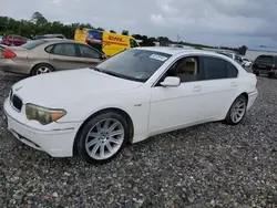 Salvage cars for sale from Copart Tifton, GA: 2004 BMW 745 LI