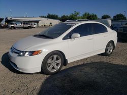 Salvage cars for sale at Sacramento, CA auction: 2008 Honda Civic EXL