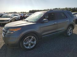 Salvage cars for sale at Riverview, FL auction: 2013 Ford Explorer Limited