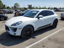Salvage cars for sale at Van Nuys, CA auction: 2017 Porsche Macan S