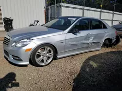 Salvage cars for sale at Austell, GA auction: 2012 Mercedes-Benz E 350 4matic