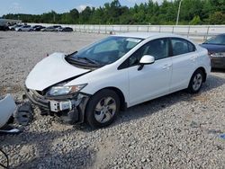 Salvage cars for sale at Memphis, TN auction: 2013 Honda Civic LX