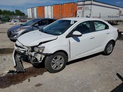 Salvage cars for sale from Copart Cahokia Heights, IL: 2015 Chevrolet Sonic LT